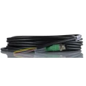 Phoenix Contact Male 8 Way Straight to Unterminated Sensor Actuator Cable 10 m 30V SAC-8P 1522529