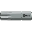 Wera Screwdriver Bit, 6.35 mm Hex Drive, T40 Tip, 25 mm Overall Length, 1-Piece 05066130001