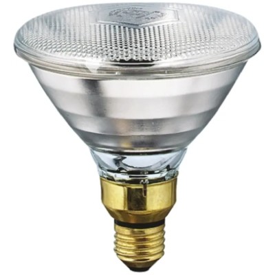 Philips Lighting Infrared (IR) Heat Lamp 100 W E27 240-250V, 136 mm Length, 128 mm Diameter IR100C