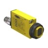 Banner Retroreflective Photoelectric Sensor, Block Sensor, 55 mm to 2 m Detection Range, NPN/PNP Output, IP67