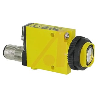 Banner Through Beam Photoelectric Sensor Block Style 30 m Detection Range, NPN/PNP Output, IP67 Rated Housing 