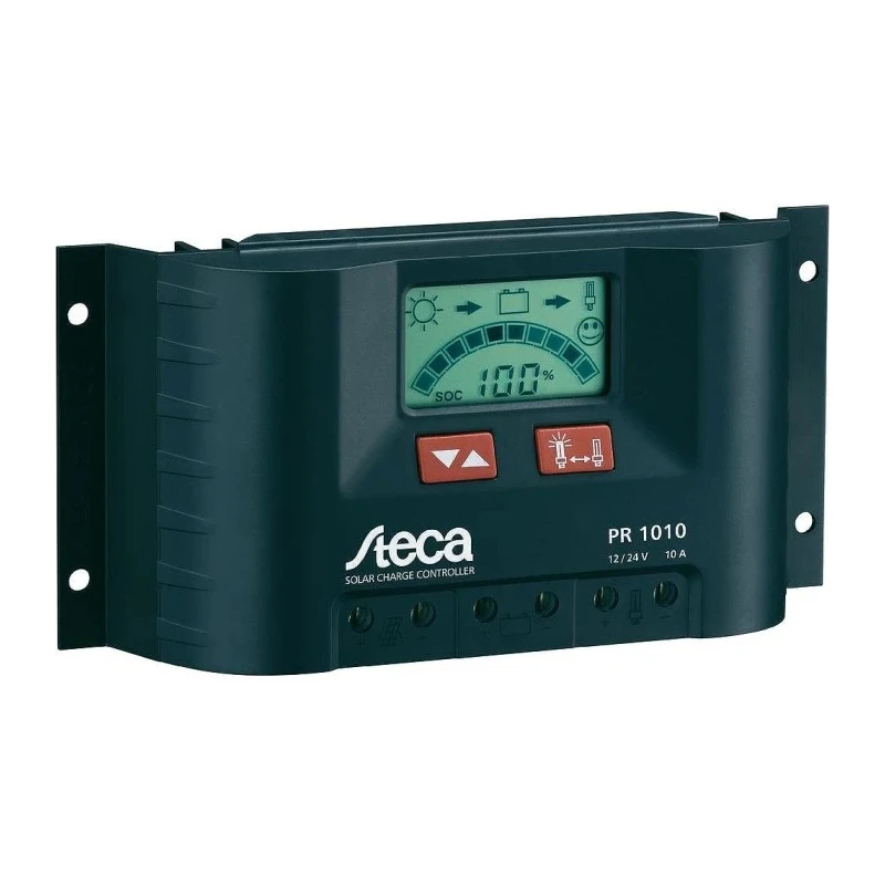 Steca 24 V Solar Charge Controller PR 1010, 30A Maximum Current, PWM Control, Renewable Energy Solution