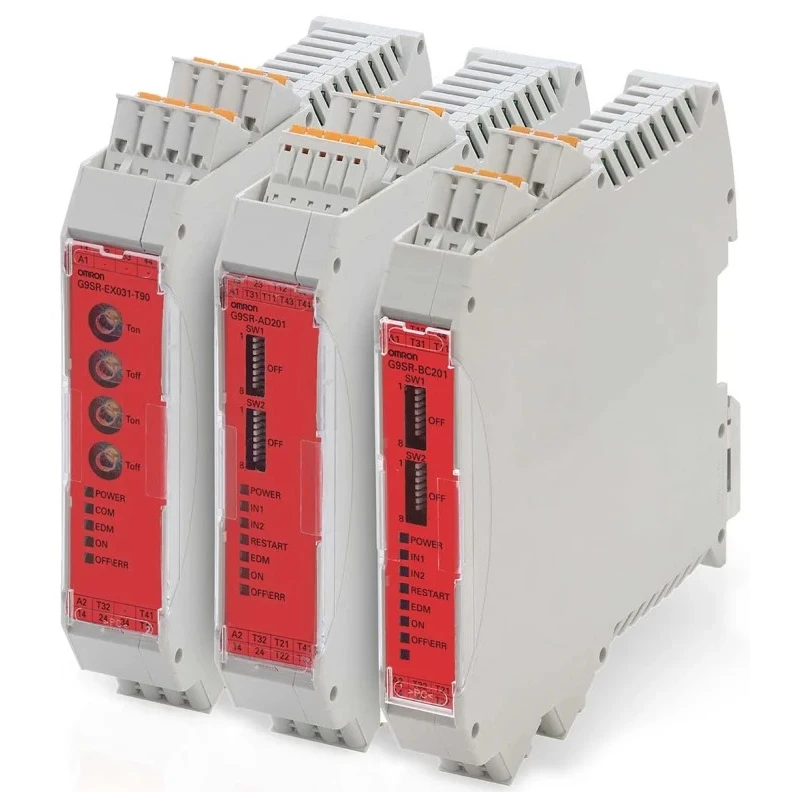Omron 24V DC Safety Relay with 2 Safety Contacts, 1 Auxiliary Contact, DIN Rail Mount G9SR AD201 RC