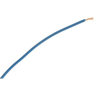 RS PRO Blue 0.26 mm² Hook Up Wire, 23 AWG, 3/0.07 mm Core Strands, 100 m Length, Polyvinyl Chloride Jacket 860-6729