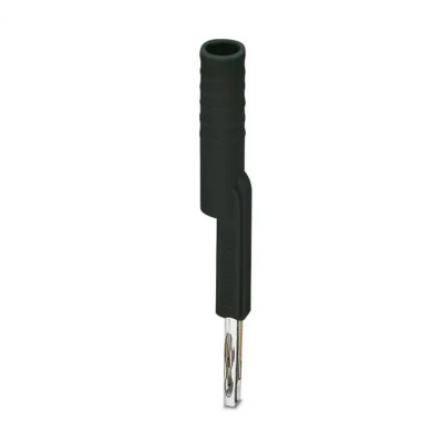 Phoenix Contact PAI-4-FIX-5/6 BK Series DIN Rail Terminal Accessory Copper Black 4 mm Test Adapter 3035980