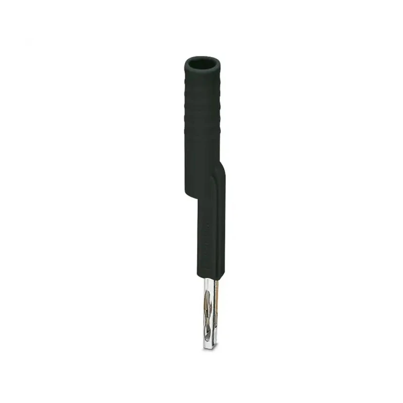 Phoenix Contact PAI-4-FIX-5/6 BK Series DIN Rail Terminal Accessory Copper Black 4 mm Test Adapter 3035980