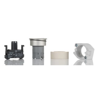 EAO 04 Series Illuminated Momentary Push Button Switch, Panel Mount, 30.5 mm Cutout, IP65, 600 V DC, 500 V AC 704.032.618