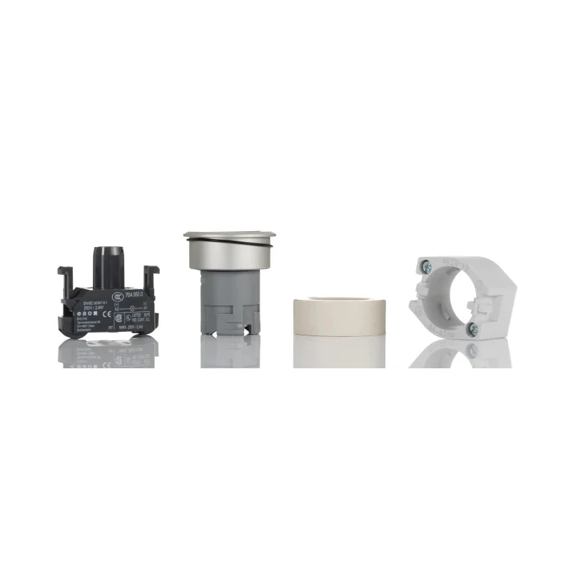 EAO 04 Series Illuminated Momentary Push Button Switch, Panel Mount, 30.5 mm Cutout, IP65, 600 V DC, 500 V AC 704.032.618