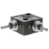Huco Type L Gearbox with 1:1 Gear Ratio, 0.68 Nm Maximum Torque, 4mm Shaft Diameter, 30.5mm Length 332.31.2