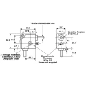 Huco Type L Gearbox with 1:1 Gear Ratio, 0.68 Nm Maximum Torque, 4mm Shaft Diameter, 30.5mm Length 332.31.2
