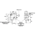 Huco Type L Gearbox with 1:1 Gear Ratio, 0.68 Nm Maximum Torque, 4mm Shaft Diameter, 30.5mm Length 332.31.2