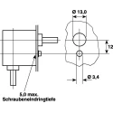 Huco Type L Gearbox 1:1 Gear Ratio, 0.11 Nm Maximum Torque, 1000 rpm Maximum Speed 332.31.3