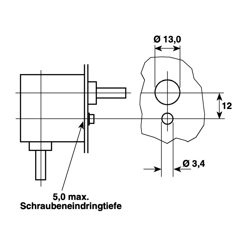 Huco Type L Gearbox 1:1 Gear Ratio, 0.11 Nm Maximum Torque, 1000 rpm Maximum Speed 332.31.3