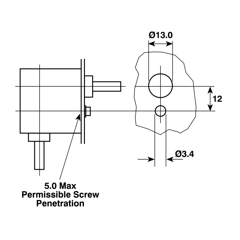 Huco Type L Gearbox 1:1 Gear Ratio, 0.11 Nm Maximum Torque, 1000 rpm Maximum Speed 332.31.3
