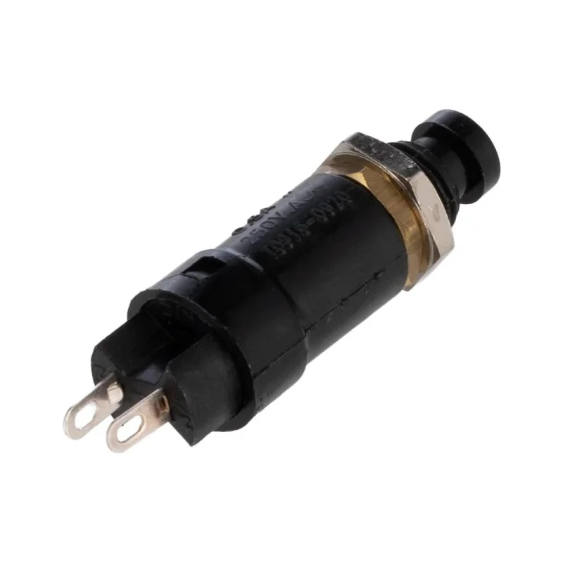 Arcolectric (Bulgin) Ltd 0916 Series Miniature Push Button Switch Momentary Panel Mount SPST 250V AC T0916SOAAA