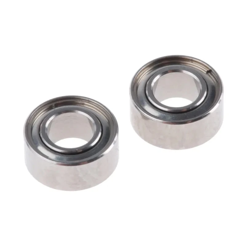 NMB 1 Row Shielded Double Row Deep Groove Ball Bearing DDRI-418ZZMTP24LY121 3.17 mm ID, 6.35 mm OD