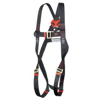 JSP Safety Harness, Universal Size, 136 kg Maximum Weight Capacity, Steel Material, EN 358:1, CE, EN 361:2002 FAR0302