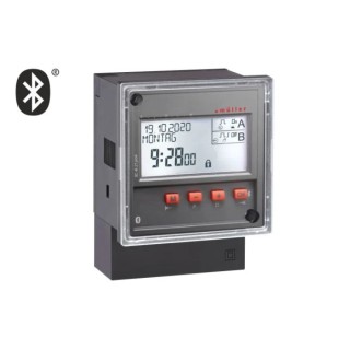 Muller Digital SC Time Switch, 2-Channel, 12V AC/DC, Programmable with Bluetooth SC 44.21 PRO4 12V ACDC