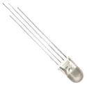 Kingbright 4.1 V RGB LED 5 mm (T-1 3/4) Through Hole Multi-Colour LED L-154A4SURKQBDZGW