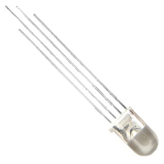 Kingbright 4.1 V RGB LED 5 mm (T-1 3/4) Through Hole Multi-Colour LED L-154A4SURKQBDZGW