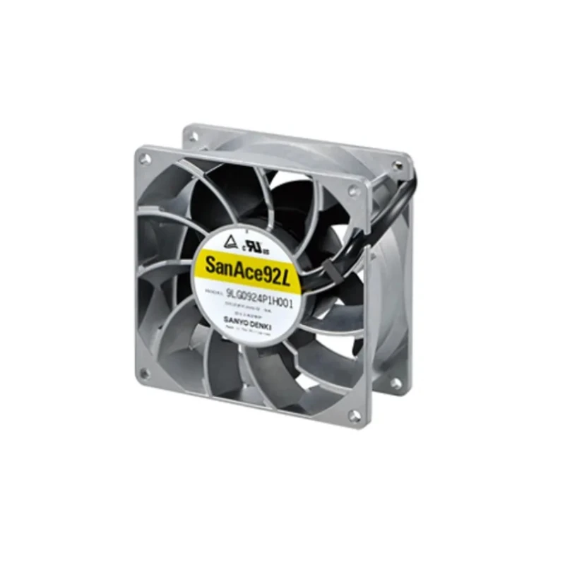 Sanyo Denki San Ace 9LG Series Axial Fan 24V DC 12W 174m³/h 7000rpm Ball Bearing 92mm x 92mm x 38mm 9LG0924P1F001