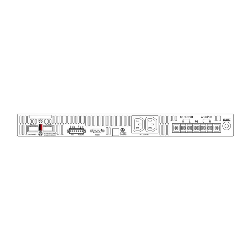 COTEK Rackmount True Sine Wave Power Inverter 24V dc Input 220V ac Output 1100W SR-1000T-224