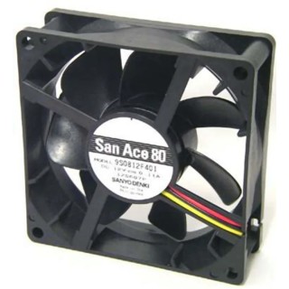 Sanyo Denki San Ace 9S Series Axial Fan 24V DC 960mW Power 50m³/h Air Flow 1750rpm 92mm x 92mm x 25mm 9S0924L4011