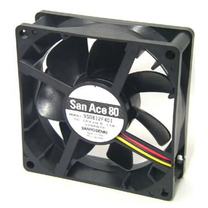 Sanyo Denki San Ace 9S Series Axial Fan 24V DC 960mW Power 50m³/h Air Flow 1750rpm 92mm x 92mm x 25mm 9S0924L4011