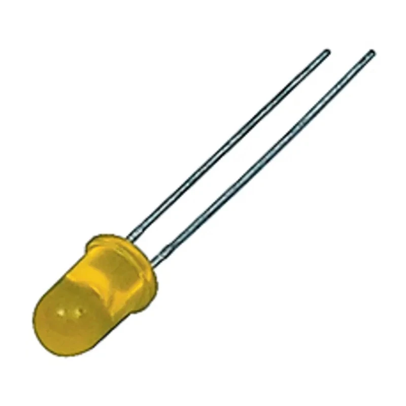 Kingbright Yellow LED T-1 3/4 (5 mm) Through Hole 2.5 V 75 mW L-7113LYD