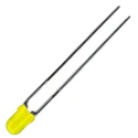 Kingbright 2.5 V Yellow 3 mm (T-1) Round Diffused Through Hole LED L-937YYD