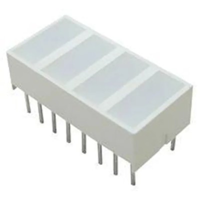 Kingbright Light Bar LED Display Cathode Red 240mcd 8.89 mm KB-E100SURKW