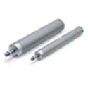 SMC Pneumatic Piston Rod Cylinder 100 mm Stroke, Double Acting, Aluminium Alloy Body CDG1BN50-100Z