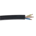 RS PRO H05RR-F 4 Core Power Cable Black 1mm² 60°C 100m CPE Insulated Flexible Cable H05RR-F