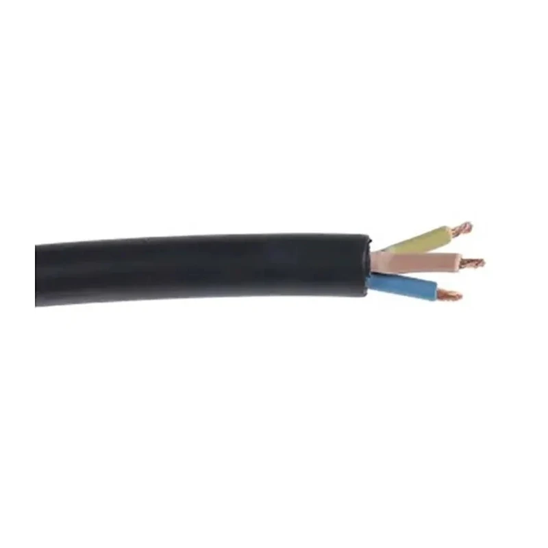 RS PRO H05RR-F 4 Core Power Cable Black 1mm² 60°C 100m CPE Insulated Flexible Cable H05RR-F