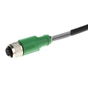 Phoenix Contact Sensor Actuator Cable Female 8 Contacts Straight to Unterminated 5m Polyurethane Grey Jacket 250V 1522888
