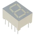 Kingbright 1 Digit 7 Segment LED Display Anode Red 46mcd Right Side 10 mm SA39-12SURKWA