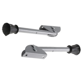 RS PRO Grey Steel Door Stop 4.5 mm Diameter 155 mm Length 751-253