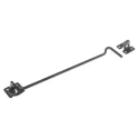 RS PRO Steel Hook and Staple Gate Latch 304 mm Length, Epoxy Powder Coated Finish 751-326