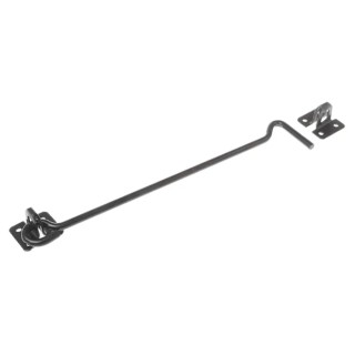 RS PRO Steel Hook and Staple Gate Latch 304 mm Length, Epoxy Powder Coated Finish 751-326