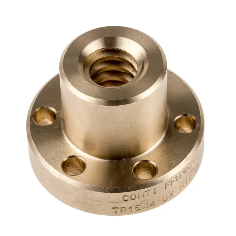 RS PRO 4 mm Flanged Round Nut For Lead Screw 16 mm 862-5332
