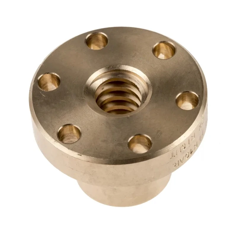 RS PRO 4 mm Flanged Round Nut For Lead Screw 16 mm 862-5332