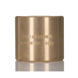 RS PRO 4 mm Cylindrical Bronze Round Nut for Lead Screw 18 mm Thread, Overall Length 36 mm 862-5360