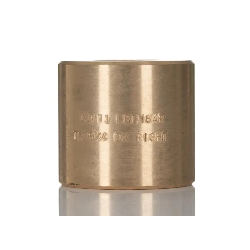 RS PRO 4 mm Cylindrical Bronze Round Nut for Lead Screw 18 mm Thread, Overall Length 36 mm 862-5360
