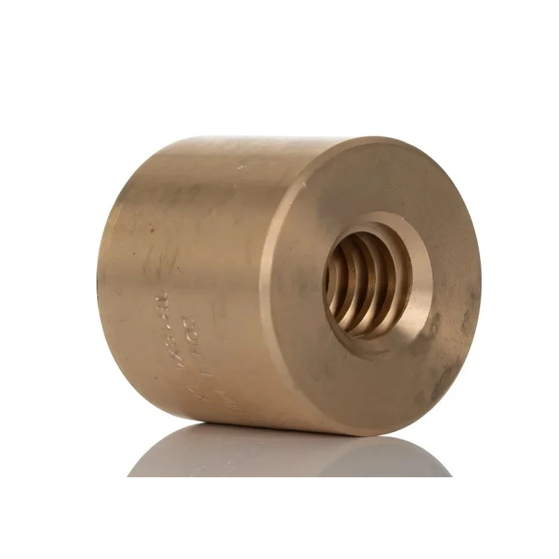 RS PRO 4 mm Cylindrical Bronze Round Nut for Lead Screw 18 mm Thread, Overall Length 36 mm 862-5360