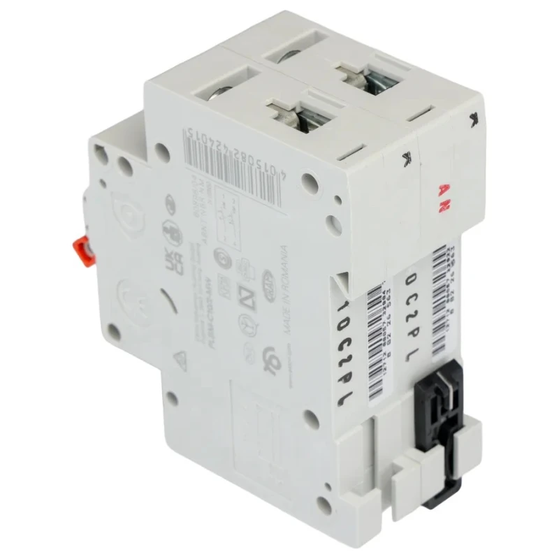 Eaton xPole PL Miniature Circuit Breaker, 2-Pole, 10A, Type C Tripping, 48 V DC, 10 kA Breaking Capacity 242401 PLSM-C10/2-MW