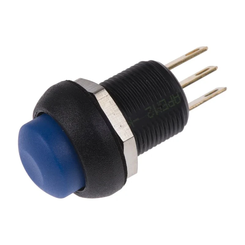 APEM IM Series Push Button Switch Momentary Panel Mount 13.6 mm Cutout SPDT IP67 IMR7Z4B2104UL