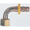 Parker Zinc Plated Steel Female Ballnose Pneumatic 3/8 in R Threaded-to-Tube Fitting 90° Elbow 3B282-6-6