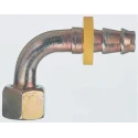 Parker Zinc Plated Steel Pneumatic Female Ballnose 90° Elbow Fitting 1/2 in R 3B282-8-8
