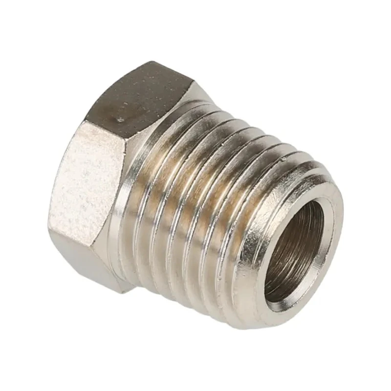 SMC 25 Series Pneumatic Fitting 0.13in Push-in Tube Threaded Male R 1/4 in x Female R 1/8 in Brass 2530-1/4-1/8