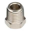 SMC 25 Series Pneumatic Fitting 0.13in Push-in Tube Threaded Male R 1/4 in x Female R 1/8 in Brass 2530-1/4-1/8